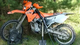 Замена цепи KTM 520 EXC