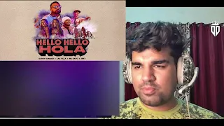 Reaction On : Garry Sandhu, Las Villa, MC Davo, Ikky - Hello Hello Hola (Official Music Video)