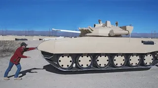 A Tank Made Out of Cardboard #shorts