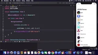 JSON Parsing Using Alamofire And SwiftyJSON With SwiftUI - Alamofire And SwiftyJSON With SwiftUI