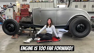 Trimming A T5 Transmission In A 1932 Ford Roadster