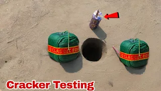 Underground Fire Crackers Testing With Desi Vip || Cracker Testing 2024 || भूकंप आ गया।