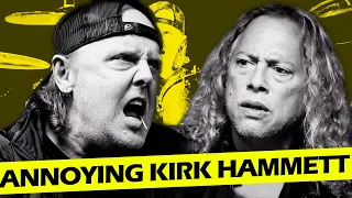 KIRK HAMMETT HATES LARS ULRICH DRUMMING #METALLICA