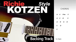 Richie Kotzen Style BackingTrack A