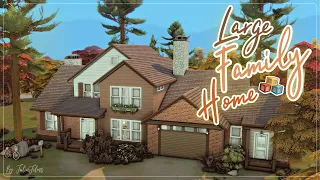 Большой Семейный Дом👨‍👩‍👧‍👦🧸│Строительство│Large Family Home│SpeedBuild│NO CC [The Sims 4]