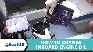 Changing Oil In Inboard or I/O Boat | BoatUS