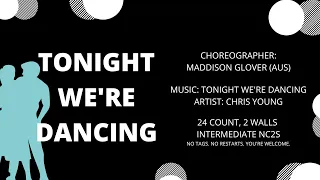 Tonight We're Dancing 1 Wall & Music with Maddison Glover (Official Video)