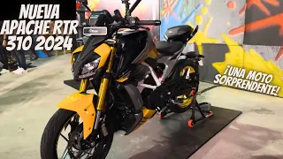 Nueva Tvs Apache RTR 310 2024😱 // ¡Una Moto de Lujo!🔥 // ¡Se Pasaron de Bonita!💯