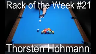 Rack of the Week #21, Thorsten Hohmann, Straight Pool Instructional