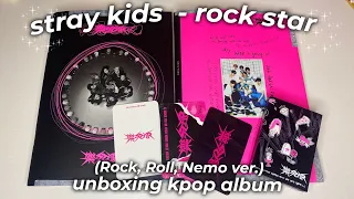 Распаковка альбома Stray Kids 樂-STAR (Rock,Roll,Nemo ver.)💖🍕unboxing album Stray Kids Rock - Star