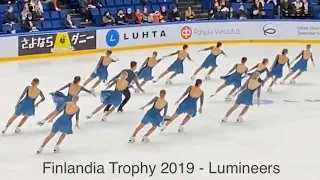 Finlandia Trophy 2019 - Lumineers - Short Program, Synchronized skating