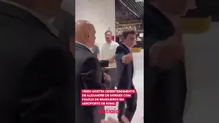 ACUSADOS DE OFENDER ALEXANDRE DE MORAES EM AEROPORTO PEDEM INCLUSÃO DE VÍDEO EM INQUÉRITO