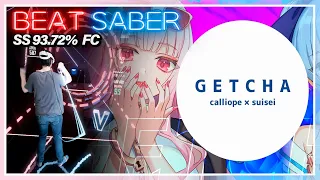 BEAT SABER | GETCHA! (Calliope Mori x Suisei Cover) Hololive [Expert+ SS]