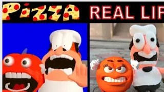 AAAAAA Pizza Tower Meme In Real Life VS Colormixing