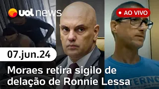 Moraes retira sigilo da delação de Ronnie Lessa: UOL News 2ª Edição com as últimas notícias ao vivo