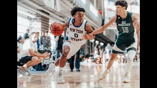 Carnegie Johnson (Blair Academy '23) Adidas 3SSB AAU 16U New York Jayhawks Summer 2021 Highlights