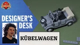 At The Designer’s Desk - Kubelwagen - Custom Military Lego