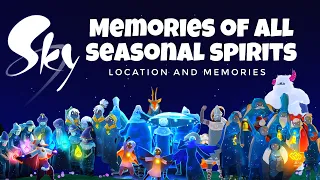 ALL Seasonal Spirit Locations and Memories | sky children of the light | Noob Mode