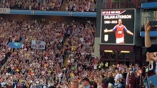 Aston Villa Pay Tribute To Dalian Atkinson With Umbrellas & Minute's Applause