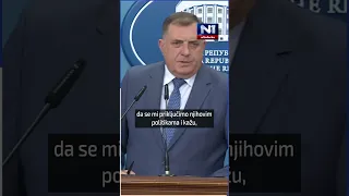 Dodik: Mi smo za Evropu, neka nestašna i prljava djeca