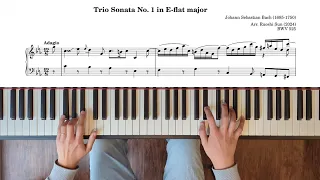 Trio Sonata No. 1 in E-flat major, BWV 525: 2. Adagio (piano transcription)