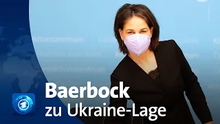 Baerbock zur Lage in der Ukraine