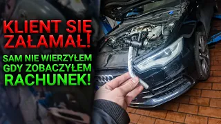 Przyjechał na węzyk za 12tys zł w BiTurbo  TipTronic po 270.000km jak wygląda olej, nie zmienia sie?