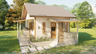 STUNNING Tiny House Design 5 x 6 meters ( 30 sqm ) ( 320 Sqft )