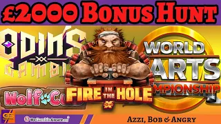 £2000 Bonus Hunt! Azzi, Bob & Angry!!💰💰