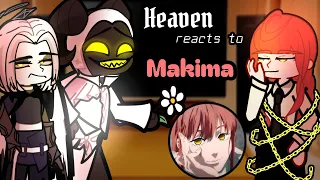 Hazbin Hotel Heaven reacts to Makima as NEW OVERLORD❤️🙏Gacha HH reacts Chainsaw Man