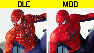 Marvels Spider-Man PC - Raimi Suit DLC Vs Raimi Suit MOD Comparison