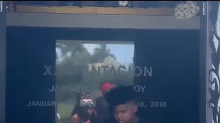 (2023)XXXTENTACION's mother, brother and X's friends came to X's grave on X's fifth Year of death🤍🕊️