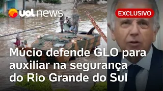 Ministro da Defesa defende GLO no Rio Grande do Sul: 'Forças Armadas podem ajudar na segurança'