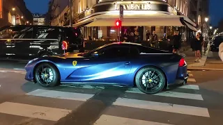 LOUD Novitec Ferrari 812 GTS Cold Start and Lovely Sound in Paris