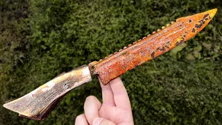 Restoration Rusty Hunting Knife