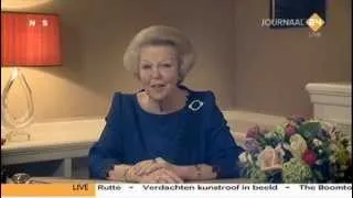 Aftreden koningin Beatrix - toespraak 28-01-2013