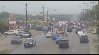 San Antonio police officer shoots, kills 2 after exchanging gunfire with suspects, chief says