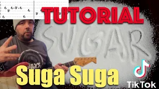 Robin Schulz - Sugar / Baby Bash - Suga Suga Acoustic/Electric Guitar lesson + Tutorial + Jam Track