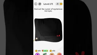 Braindom Level 171 find out the owner of mysterious red eyes.