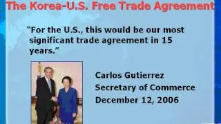 Korea Free Trade Agreement