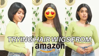 I Got Fake Hair WIGS From Amazon so you don't have to 😮 | Amazon Hair Accessories  | Hair Extensions