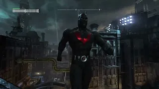 Batman: Return to Arkham - Arkham City Batman beyond suit gameplay