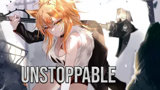 「Nightcore」→ Unstoppable (Rock Version)