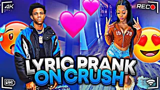 A BOOGIE - “Not A Regular Person” | LYRIC PRANK ON CRUSH 💕 **GONE WRONG**