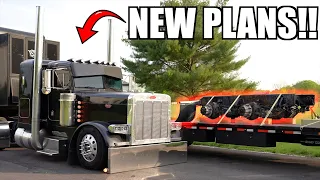 Stretching My Peterbilt 379!!! NEW PLANS for Rear Suspension!!!