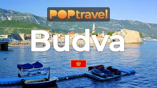 Walking in BUDVA / Montenegro 🇲🇪- Around the Old Town - 4K 60fps (UHD)