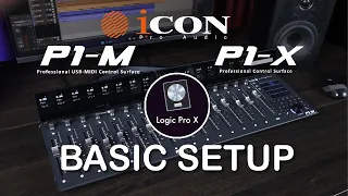 P1-M DAW Controller & P1-X DAW Control Expander Basic Setup with Logic Pro