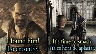 RESIDENT EVIL 4 (HD Project) - Ganado Voice Lines / Quotes Translated - Cutscenes and Gameplay