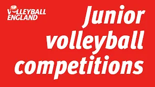 Webinar: Junior volleyball competitions for 21/22