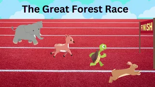 The Great Forest Race || English Animated Story